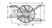 CHEVROLET Вентилятор, охлаждение двигателя