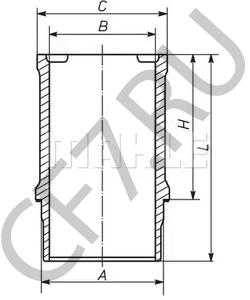 CH523020001 Гильза цилиндра FEDERAL в городе Воронеж
