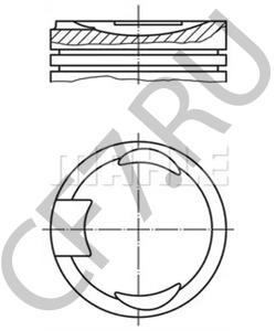 3 418 0 160 001 6 Поршень MWM в городе Воронеж