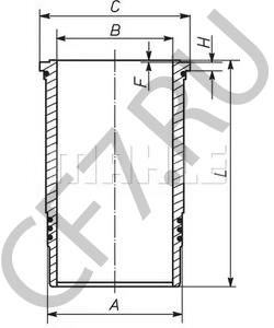 93 011 0402 01 Гильза цилиндра LIEBHERR в городе Воронеж