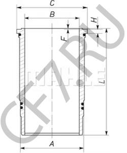 92 011 0401 01 Гильза цилиндра LIEBHERR в городе Воронеж