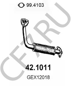 GEX12018 Труба выхлопного газа ROVER/AUSTIN в городе Воронеж