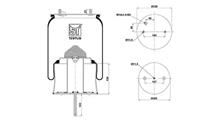 MERITOR Кожух пневматической рессоры