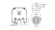 MERITOR Кожух пневматической рессоры