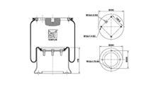 MERITOR Кожух пневматической рессоры