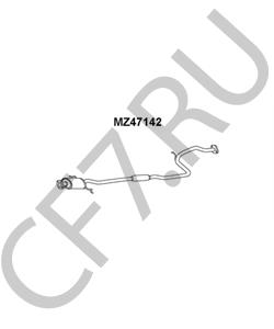 B10240300B9A Предглушитель выхлопных газов MAZDA в городе Воронеж