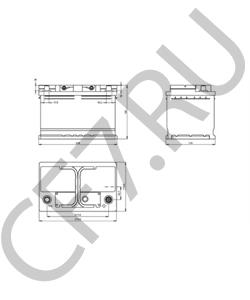 JZW915105A Стартерная аккумуляторная батарея SEAT в городе Воронеж