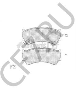 SP 439 PR Комплект тормозных колодок, дисковый тормоз ROVER/TRIUMPH/AUSTIN в городе Воронеж