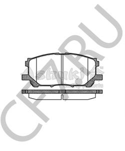 SP 348 PR Комплект тормозных колодок, дисковый тормоз ROVER/TRIUMPH/AUSTIN в городе Воронеж