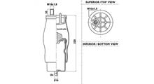 MERITOR Баллон пневматической рессоры, крепление кабины