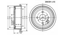 LANCIA Тормозной барабан