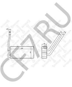 JEF100150 Теплообменник, отопление салона AUSTIN в городе Воронеж