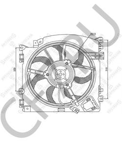 7701059785 Вентилятор, охлаждение двигателя RENAULT TRUCKS в городе Воронеж