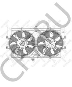 4592085 Вентилятор, охлаждение двигателя EAGLE в городе Воронеж
