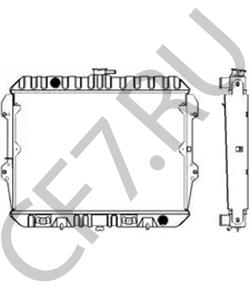 21400-P7102 Радиатор, охлаждение двигателя DATSUN в городе Воронеж