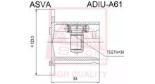 VW/SEAT Шарнирный комплект, приводной вал