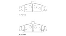 OLDSMOBILE Комплект тормозных колодок, дисковый тормоз