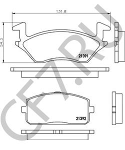 0446510160 Колодки тормозные дисковые TOYOTA в городе Воронеж