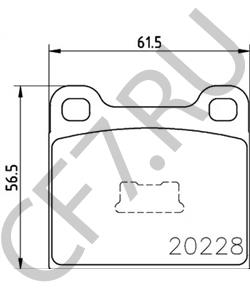 90135086660 Комплект тормозных колодок, дисковый тормоз PORSCHE в городе Воронеж