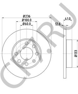 90008005 Тормозной диск VAUXHALL в городе Воронеж