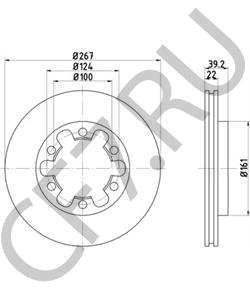 4320635G00 Тормозной диск NISSAN в городе Воронеж