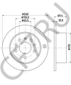 90509590 Тормозной диск VAUXHALL в городе Воронеж