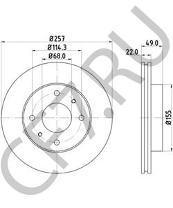 402067100 Тормозной диск NISSAN в городе Воронеж