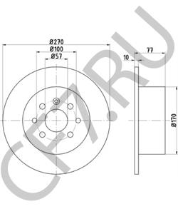 90297932 Тормозной диск VAUXHALL в городе Воронеж