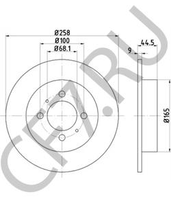 4320654C00 Тормозной диск NISSAN в городе Воронеж