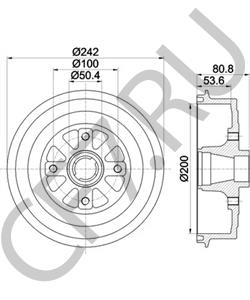 96193771 Тормозной барабан CHEVROLET в городе Воронеж