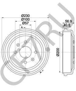 96471277 Тормозной барабан CHEVROLET в городе Воронеж