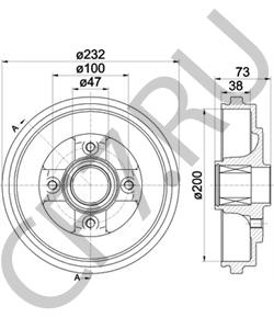 9214294 Тормозной барабан VAUXHALL в городе Воронеж