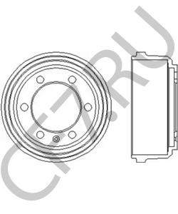 7910200 Тормозной барабан FIAT в городе Воронеж