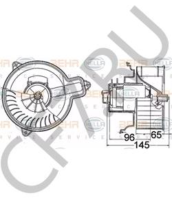 6441 99 Вентилятор салона CITROËN в городе Воронеж