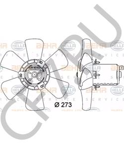 321 959 455 N Вентилятор, охлаждение двигателя SEAT в городе Воронеж