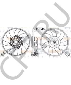13241734 Вентилятор, охлаждение двигателя CHEVROLET в городе Воронеж