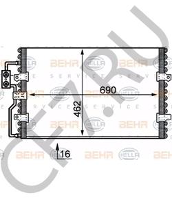 6455Y3 Конденсатор, кондиционер FIAT в городе Воронеж