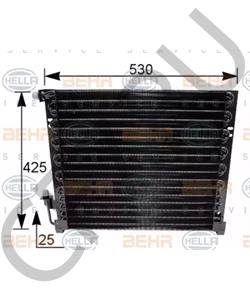 60590124 Конденсатор, кондиционер FIAT в городе Воронеж