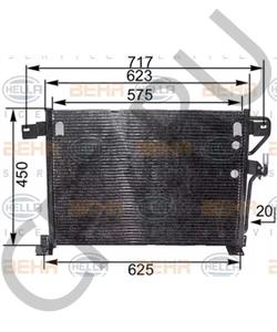 55115863 Конденсатор, кондиционер JEEP в городе Воронеж