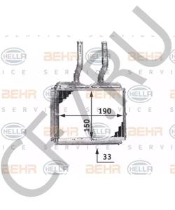 97178232 Теплообменник, отопление салона HOLDEN в городе Воронеж