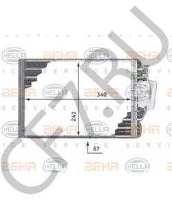 A 170 830 06 58 Испаритель, кондиционер MERCEDES-BENZ в городе Воронеж