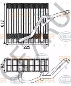 1J1820353A Испаритель, кондиционер SEAT в городе Воронеж
