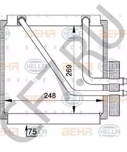7M2 820 103 B Испаритель, кондиционер SEAT в городе Воронеж