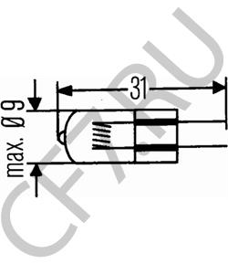 002 544 04 94 Лампа накаливания, основная фара EVOBUS в городе Воронеж