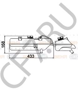 1323.J6 Компенсационный бак, охлаждающая жидкость CITROËN в городе Воронеж