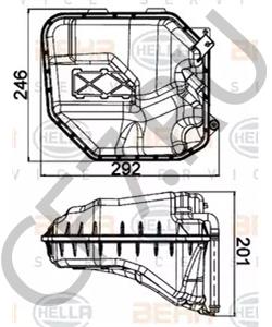 7L0 121 407 C Компенсационный бак, охлаждающая жидкость SEAT в городе Воронеж