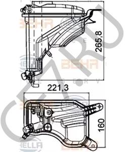 17137640514 Компенсационный бак, охлаждающая жидкость BMW в городе Воронеж