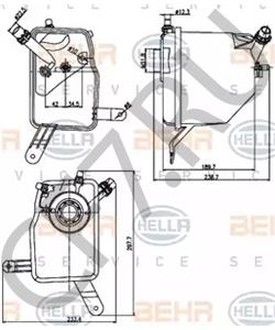 7 519 219 Компенсационный бак, охлаждающая жидкость BMW в городе Воронеж