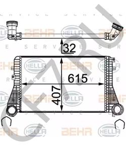 3C0145805G Интеркулер AUDI в городе Воронеж