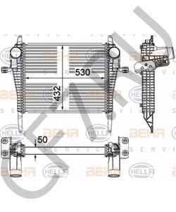 5042 89364 Интеркулер IVECO в городе Воронеж